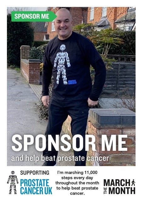 Gary Marriner sponsor poster